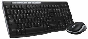 LOGITECH - MK270 Keyboard & Mouse Deskset, Black