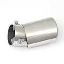 Faauto Stainless Steel Car Exhaust Silencer Muffler Tip for Volkswagen Polo GT