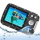 Waterproof Digital Camera for Teenagers, Full HD 1080P Point and Shoot Camera, 8x Digital Zoom/ 16 MP Underwater Cam (Blue)