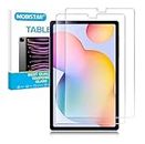 MOBISTAR® 2-Pack Screen Protector for Samsung Galaxy Tab S6 Lite 10.4 Inch 2022/2020 (SM-P610/SM-P615), Tempered Glass Ultra Clear Anti Scratch, Compatible with S Pen