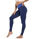 RJINS Pantaloni da Yoga Grid Donna Leggings a Vita Alta Senza Cuciture Calzamaglia da Allenamento Traspirante da Palestra Fitness Scrunch