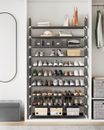 Shoe Rack Organizer Storage Pairs Shoes Shelves Space 10 Tier 50 Pairs Standing