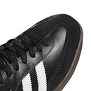 adidas Men's Samba Classic Soccer Shoe, Core Black/Cloud White/Core Black, 10 M US