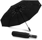 SKYTONE� Rain Umbrella, 12 Ribs 47 inch Auto Open/Close Windproof Umbrella, Waterproof Travel Umbrella, Portable Umbrellas Folding Backpack Umbrella with Ergonomic Handle
