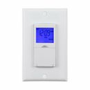 BN-LINK 7 Day Programmable Timer Switch, Single or 3 Way, blue background light