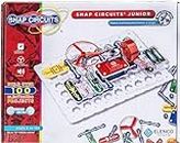 Elenco Snap Circuits Jr. SC-100 Electronics Exploration Kit, Over 100 Projects, Full Color Project Manual, 30 + Snap Circuits Parts, STEM Educational Toy for Kids 8 +, Black