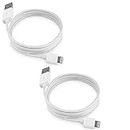 Gilary (Fast Charging USB Data Sync & Charger Cable for Apple iPhone (5 / 5s / SE / 6 / 6s / 6 / 6Plus / 7 / 7Plus / 8 / 8Plus / X/Xs iPods/iPads USB Cable) SET OF 2