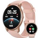 Parsonver Smart Watch for Women, Answer/Make Calls, 1.32" HD Full Touch Screen Fitness Tracker Watch for Android iOS Phones with 100+ Sports Modes IP68 Waterproof Heart Rate Blood Oxygen Sleep Monitor