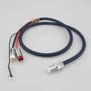 HI-End Silver Plated Shielded 5Pin Din Tonearm Interconnect Cable For TURNTABLE