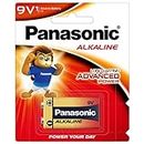 Panasonic Alkaline 9V Battery, Pack of 1