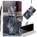Yiizy Premium Leather Cover for Apple iPhone 6s / iPhone 6 Case, Tiger Magnetic Closure Full Protection Wallet Flip with [Card Slots] and [Kickstand] for Apple iPhone 6s / iPhone 6 Case
