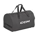 CCM 420 Hockey Player Basic Wheeled Bag, Black, Size: 32" (81 x 46 x 46 cm), 2 All-Terrain Wheels, Comfortable Webbed Handles