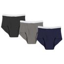 SUPPORT PLUS Mens Incontinence Underwear Washable Briefs Reusable 20 oz. 3 Pack