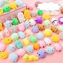 Chocozone Pack of 50 Squishy Toys Squishies Animals Squeeze Toys Stress Balls Cute Birthday Party Favors Squishy Toy for Kids