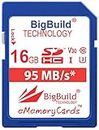 BigBuild Technology 16GB UHS-I U3 95MB/s Memory Card for Canon PowerShot SX420 is, SX430 is, SX520 HS, SX530 HS, SX540 HS, SX60 HS, SX610 HS, SX620 HS, SX710 HS, SX720 HS, SX730 HS, SX740 HS Camera