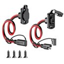 2X Car Battery Extension Tender SAE DC Power Automotive Panel Connector Cables N