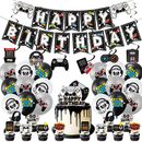 Video Game Party Set Party Supplies Banner Toppers Balloons Birthday Decoration