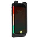 ZAGG InvisibleShield Glass+ Privacy Screen Protector for Apple iPhone 7 Plus, iPhone 6s Plus, iPhone 6 Plus – 3X Impact Protection, Transparent (I7LGPC-F00)