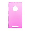 Funda con tapa Nokia Lumia 830 silicona Gel Protección arrière- color rosa translúcido
