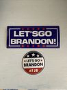 Lets Go Brandon & FJB Stickers SET OF 2 Decals Made in the USA