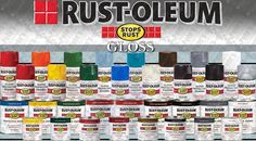 Spray Paint - Rustoleum Stops Rust Aerosol Rust Prevention *Choose your colour*