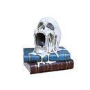 Gothic Skull Ornament Skeleton Head Spell Book Alternative Edgy Home Room Decor