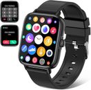 CODMETQL 1.7 Smart Watch with Text and Call Answer/Dial Bluetooth Smart Watch