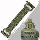 Iron Infidel Paracord Handle for Battle Bottle (Solid, Green)
