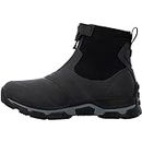 Muck Boots Apex Mid Zip, Botas de Lluvia Hombre, Black/Dark Shadow, 43 1/3 EU