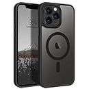 BENTOBEN for iPhone 11 Pro Max Magnetic Case, iPhone 11 Pro Max Phone Case[Compatible with MagSafe] Translucent Matte Shockproof Women Men Girl Protective Case Cover for iPhone 11 Pro Max 6.5",Black