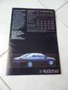 Peugeot 605 Sl Sri Sv 24 8 Hojas Folleto Catálogo Comercial Sales Marketing