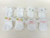 Accessories For 17" BABY BORN~REBORN~GENERATION DOLL~4 PAIR WHITE LACE SOCKS (1)