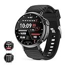 Smart Watch Ultra for Women men with call function(receive/make call), 1.52'' round HD display sport Fitness tracker with Health Tracking, waterproof, 120+ Sport modes smartwatch for Android IOS