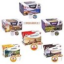 Bonini Coffee Pods, Keurig Compatible Coffee Pods, K-Cup. Pick Any 2 Packs from 6 flavours Inc. Roma, Napoli, Sumatra, Colombia, Tuscan, Italian Roast. Each Pack 24 pods (Total 48 pods)