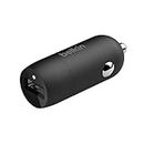 Belkin Quick Charge USB Car Charger 18W (Qualcomm Quick Charge 3.0 Charger compatible with Samsung Galaxy Note9, S9, S8, S7, S6, more)