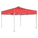 Ugaoo Waterproof Gazebo Tent/Canopy for Outdoor & Terrace Garden (10 * 10, Red)