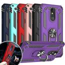 For LG Stylo 5/5+ Plus/5x/5v Ring Phone Case Magnetic Support Metal Stand Cover