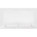 Ghent Partition Extender Frosted Thermoplastic 1 Panel Desk Privacy Panel | 30 H x 48 W in | Wayfair PEF3048-T