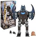 DC Comics, Batman, Gotham City Guardian Playset, 4-in-1 Transformation, Exclusive Batman Figure, Lights and 40+ Sounds, Kids’ Toy for Boys and Girls