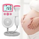 Fetal Doppler Detector Baby Heart Beat Rate Probe Prenatal Monitor Safety Health