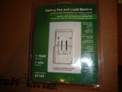 Hunter Fan 27182 Ceiling Fan Control Switch-WHT FAN/LIGHT SWITCH