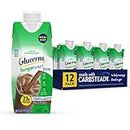 Glucerna Hunger Smart Meal Size Shake, Diabetic Meal Replacement, Blood Sugar Management, 23g Protein, 250 Calories, Classic Chocolate, 16-fl-oz Carton, 12 Count