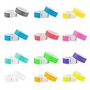 L LIKED Tyvek Wristbands, 120 PCS Festival Wristbands for Events, Parties, Security, Nightclubs, Waterparks (12 Colors)