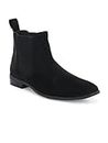 MAEVE & SHELBY Men's Leather Suede Chelsea Boots For All Occasions -DARK KNIGHT_8