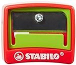 STABILO Spitzer - Woody 3 in 1 Spitzer - für extradicke Stifte - Rot/grün