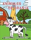 Animales De Granja Libro De Colorear: Libro para colorear de animales de granja felices para niños de 4 a 8 años - Gran regalo para cualquier ocasión