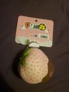Jumbo Puni Maru Strawberry Dipped In Chocolate Squishy With Tags Chain 4"