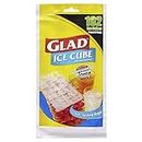 Glad Ice Cube Bags, Hygenic & Clean Self-Sealing Bags for Making 192 Ice Cubes, 8 Count