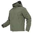 MAGCOMSEN Mens Army Jackets Tactical Jacket Military Softshell Warm Jacket Combat Jacket Winter Jackets for Men XX-Large