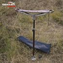 Outdoor Shooting Stick Adjustable Seat Hunting Stick Chair Camping Fishing Stool